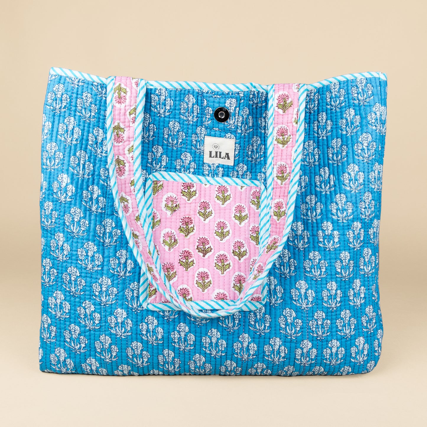 Tote Bag - Roze - Blauw - No.11