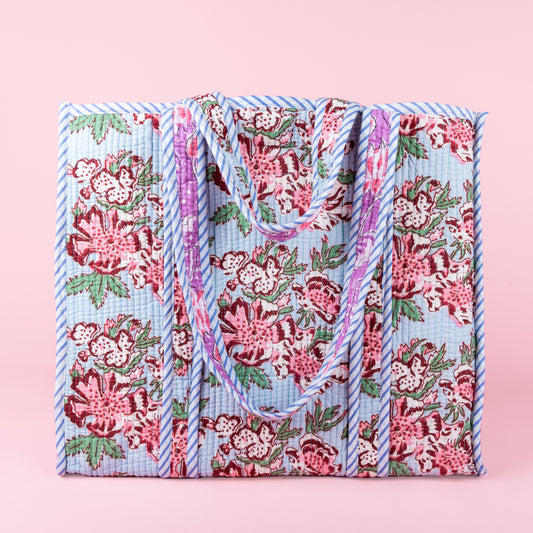 Bolso Tote - Azul claro - Lila - No.11