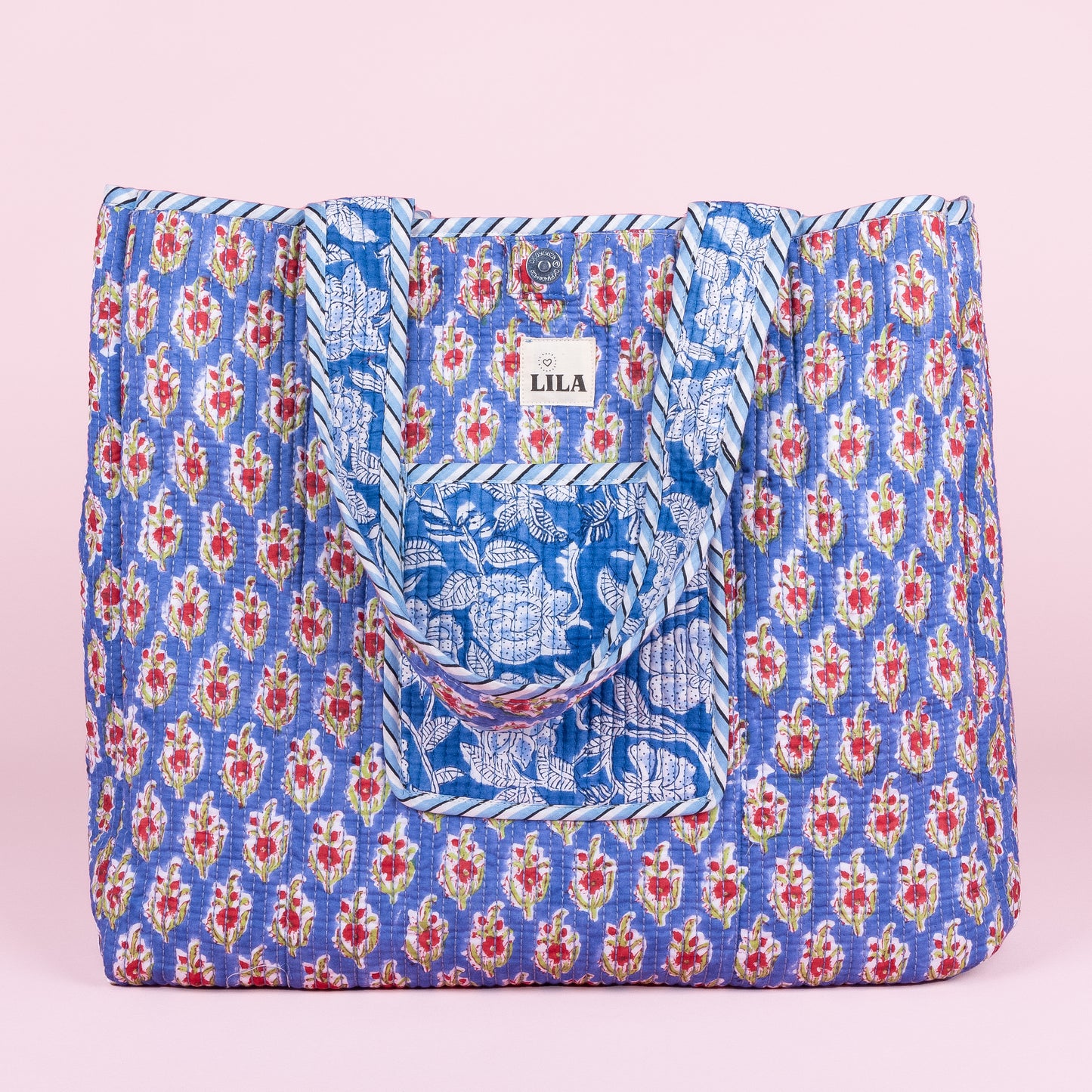 Tote bag - blue - zeros no.9