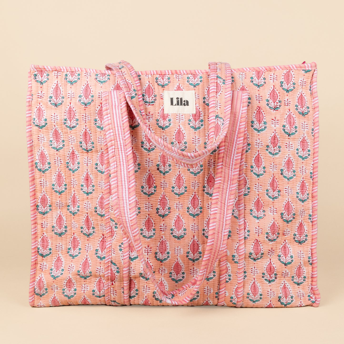 Tote Bag - rits - Peach - No.4