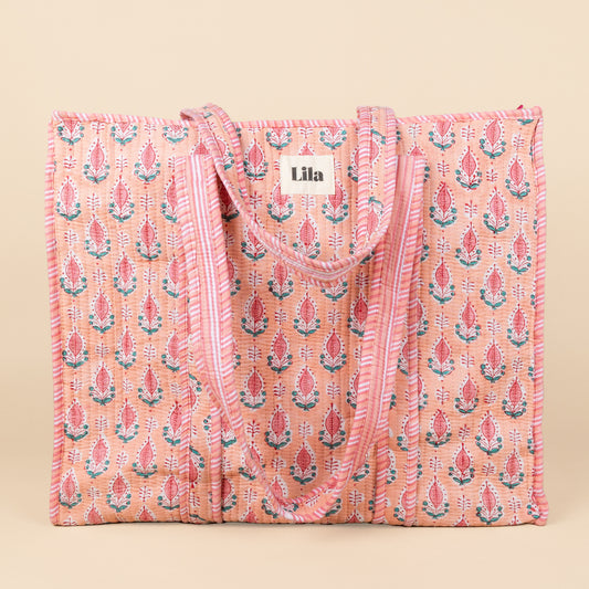 Bolso Tote - Cremallera - Melocotón - No.16