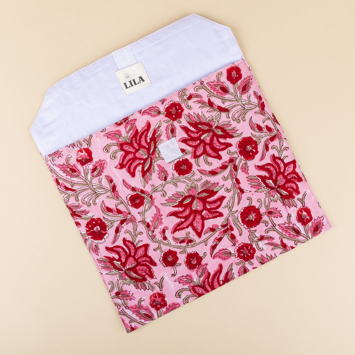 Tote Bag - Roze Rood - Oranje- Rits- No.6