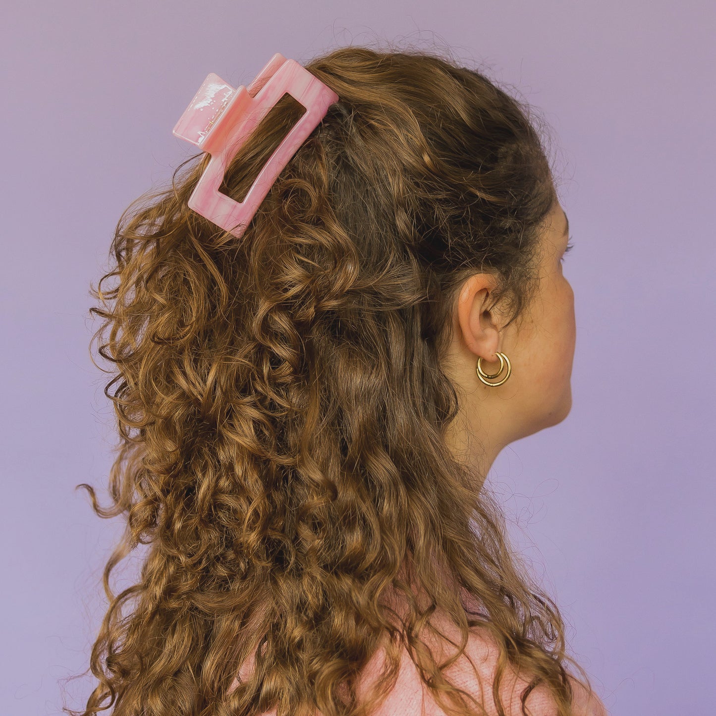 Hair clip pink