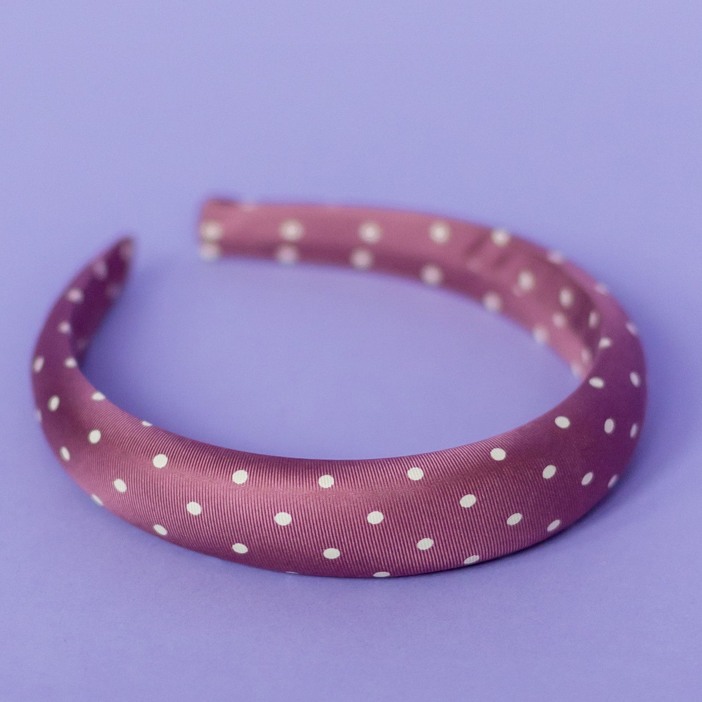 Tie headband - Polka dots