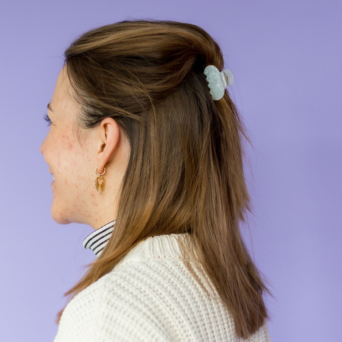 Haarclip Kokosnuss