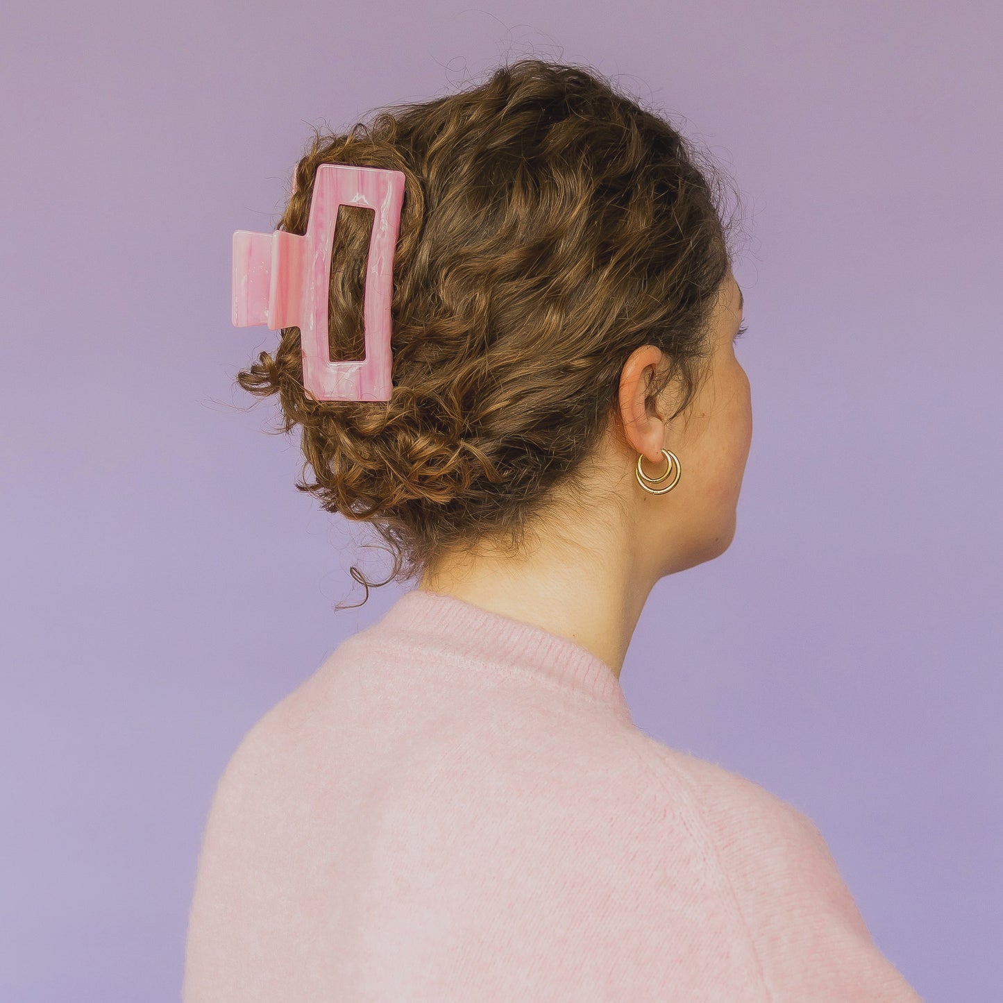 Hair clip pink