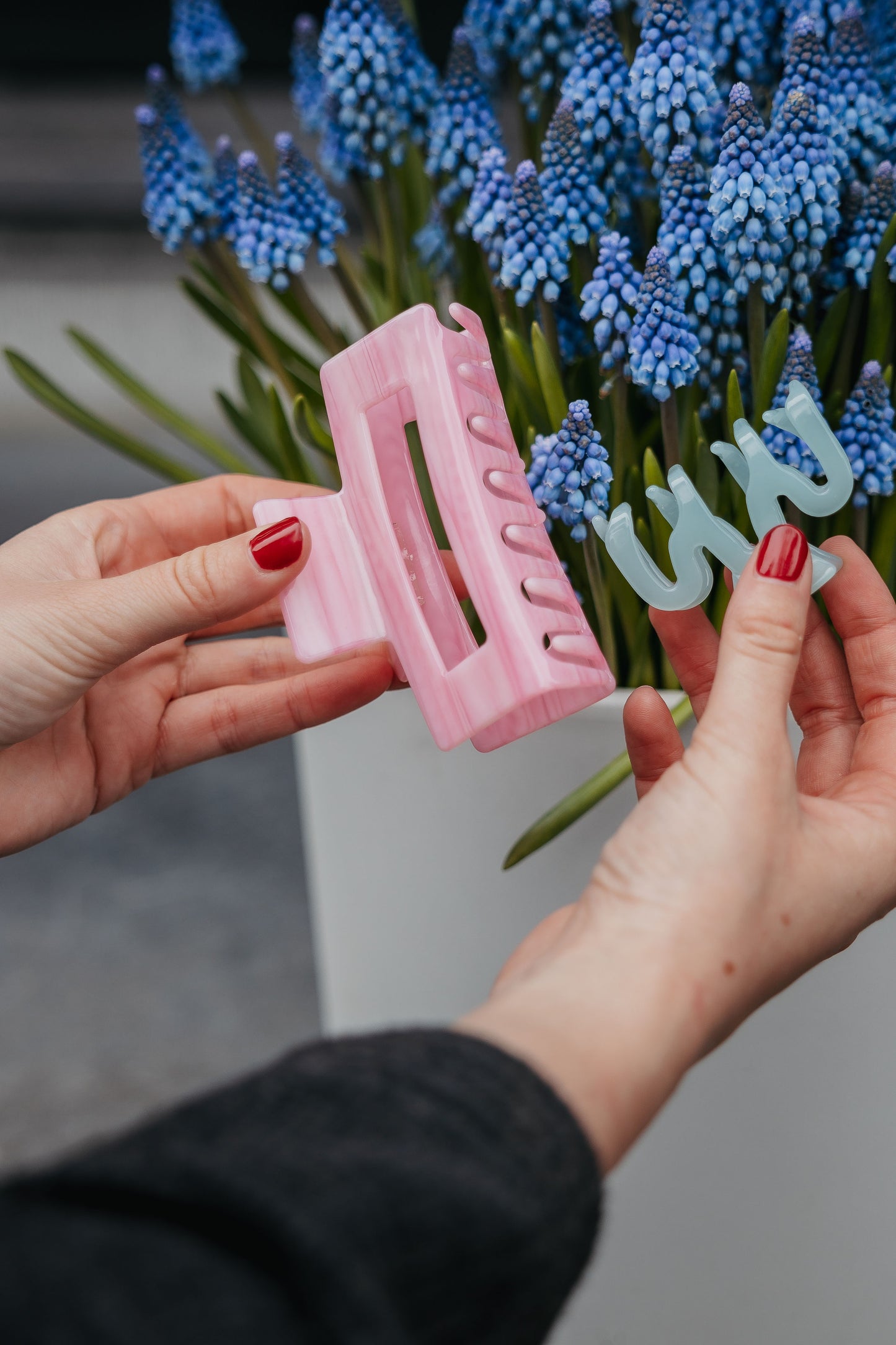 Hair clip pink