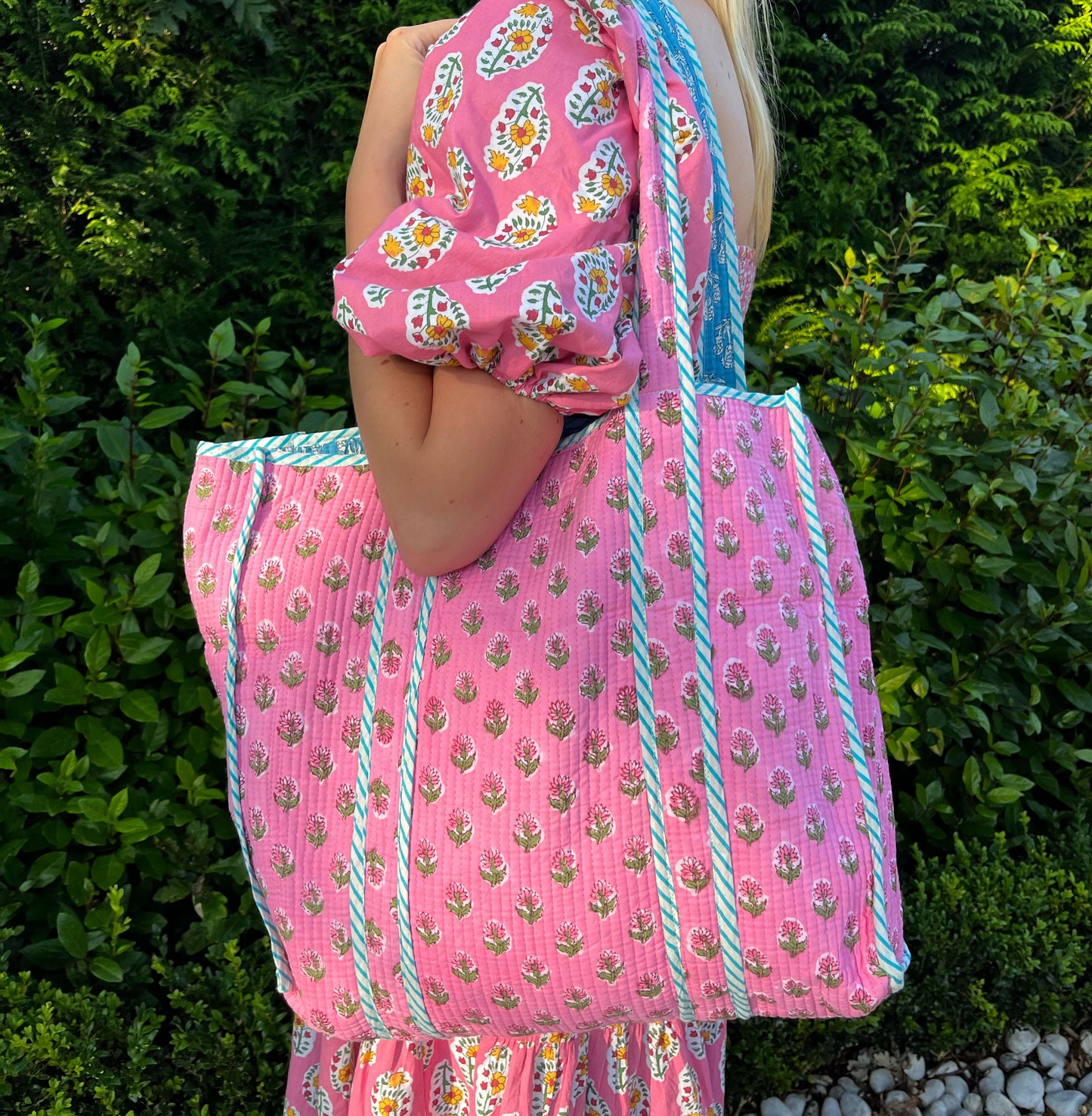 Tote Bag - Roze - Blauw - No.11