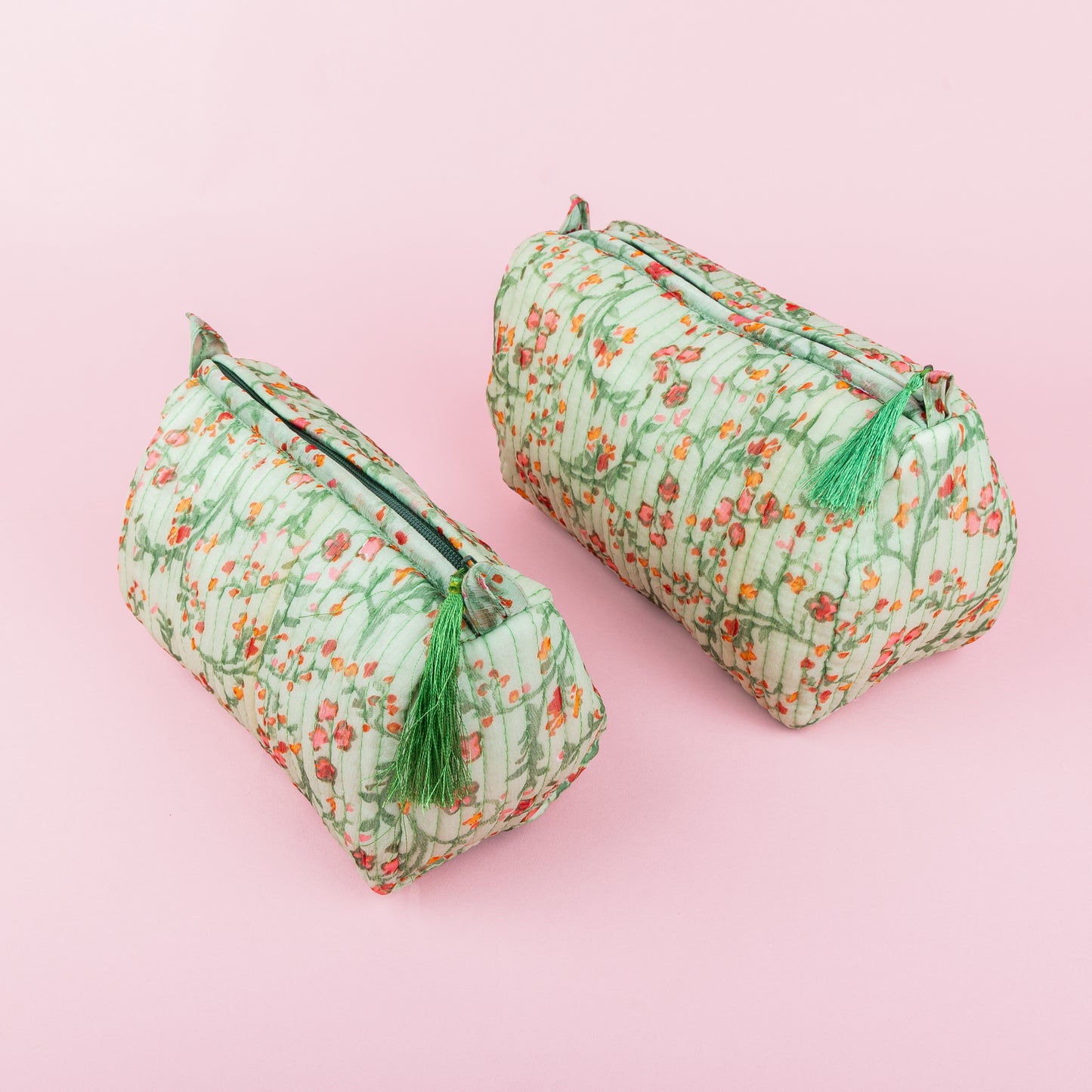 Ensemble de sacs de toilette - vert