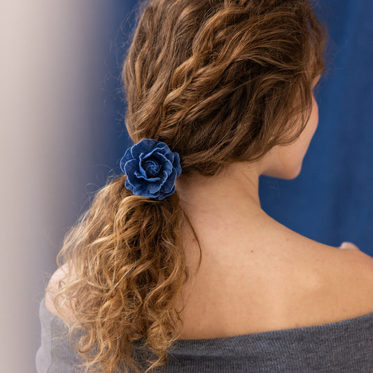 Denim elástica Rose