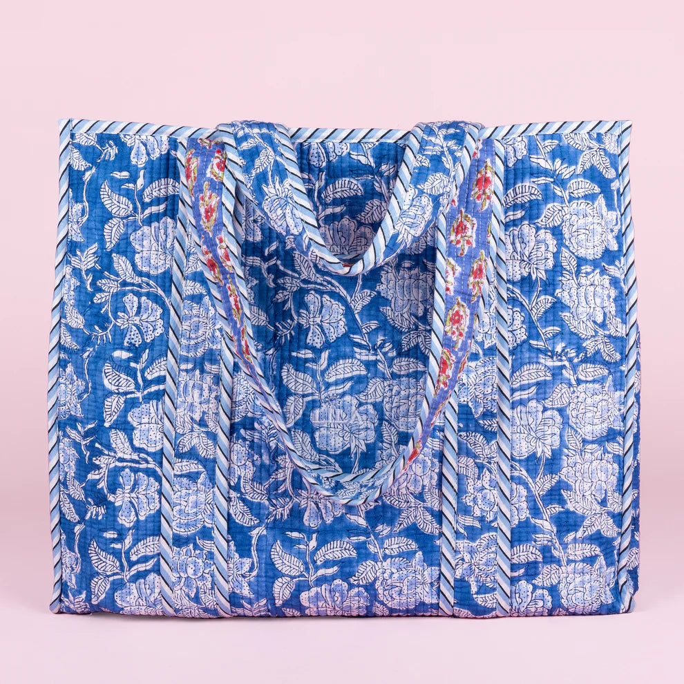 Tote Bag - Licht blauw - Grijs - No.20