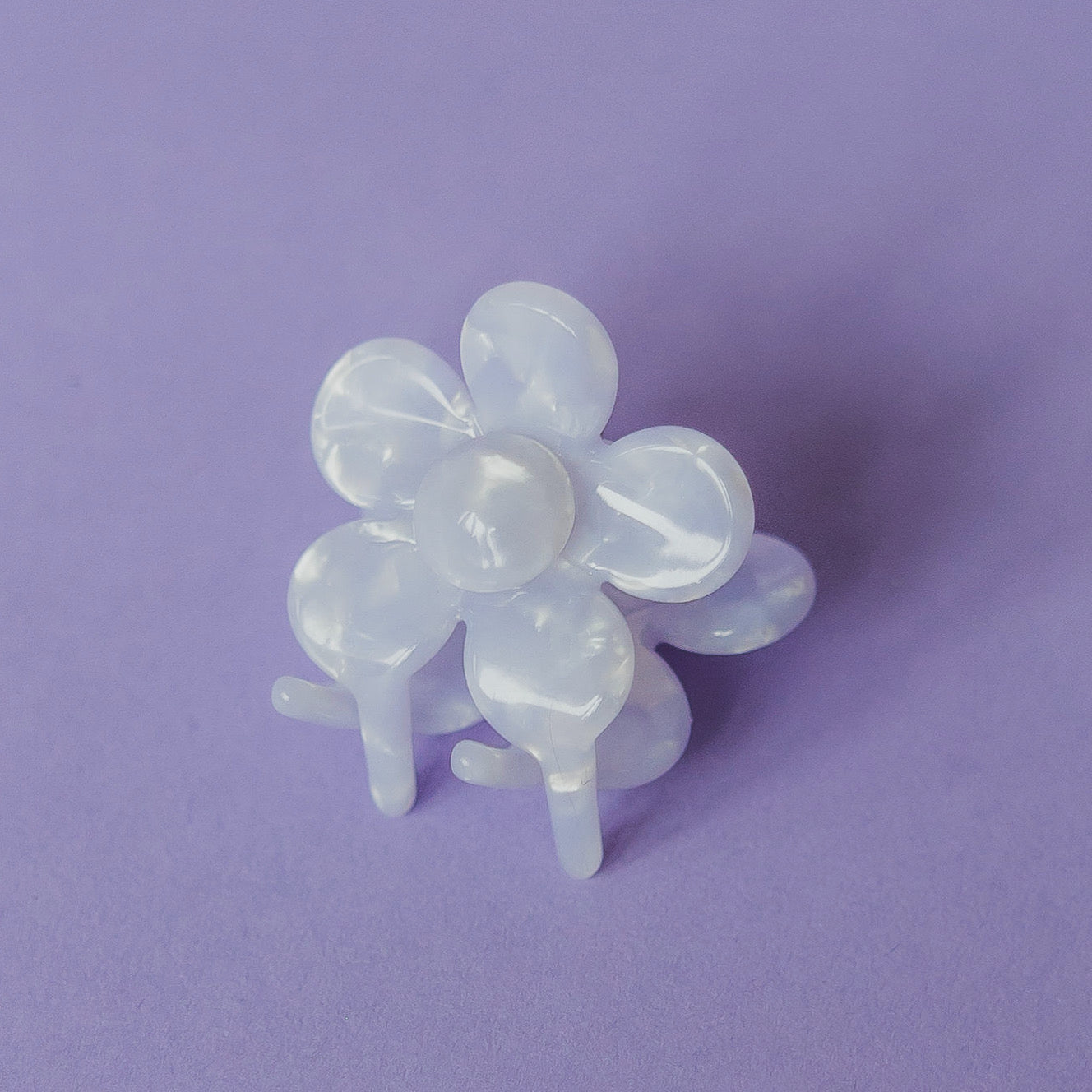 Pince à Cheveux Fleur Lumineuse<tc>Lila</tc> do mineur