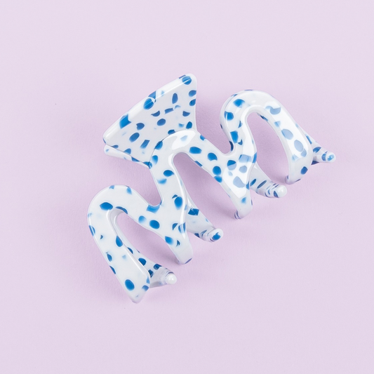 Haarclip Blueberry Dots-Klein