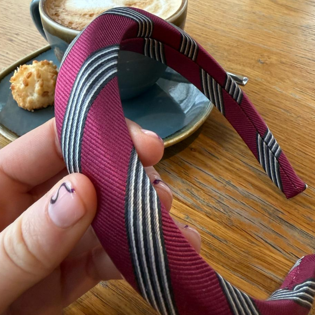 Tie Haarband-Burgundy