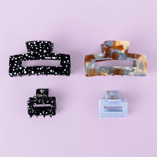 Haarclips heureux quatre