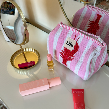 Sac fourre-tout - Homard - avec trousse de toilette - No.12