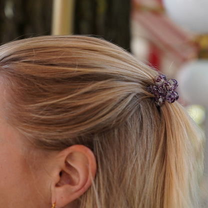 Pinzas para el pelo Flores Púrpura