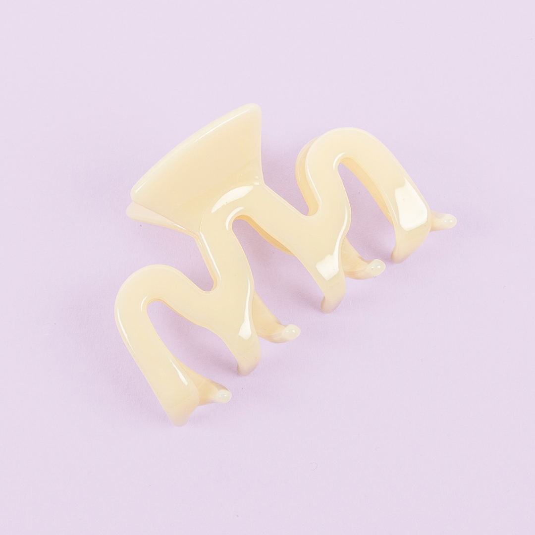 Haarclip Lemon Meringue pequeño