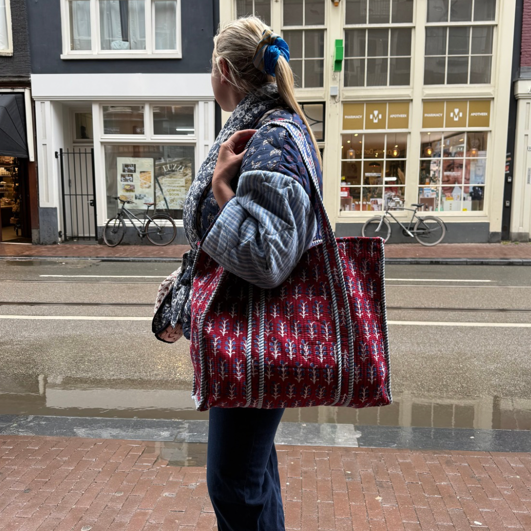 Tote bag - Burgundy - No.14