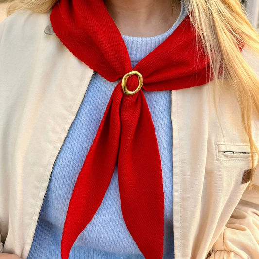 Triangle Sjaal - Rood - Klein