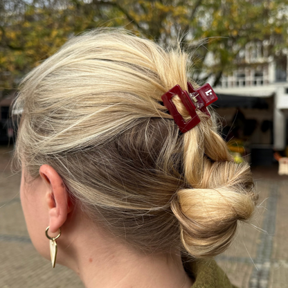 Barrette à cheveux Bordeaux