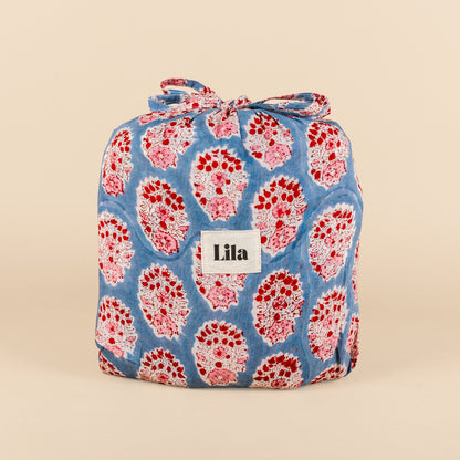 Tote organizado - Azul - Rosa - no.3