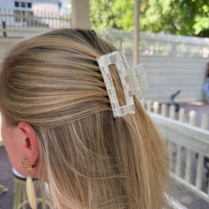 Haarclip Parelmoer - medium
