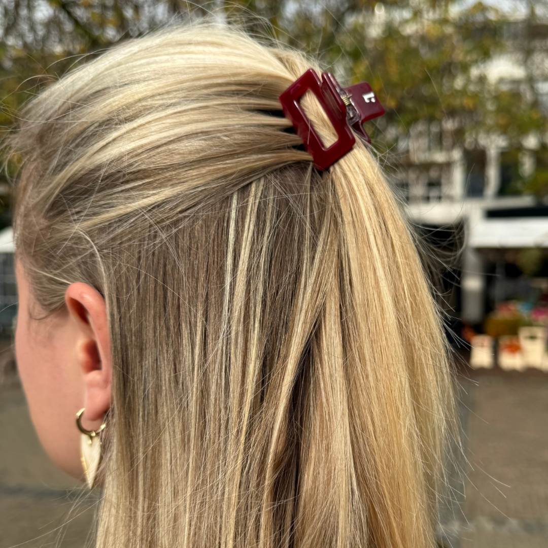 Barrette à cheveux Bordeaux