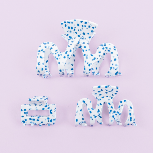 Haarclips Blaubeeren