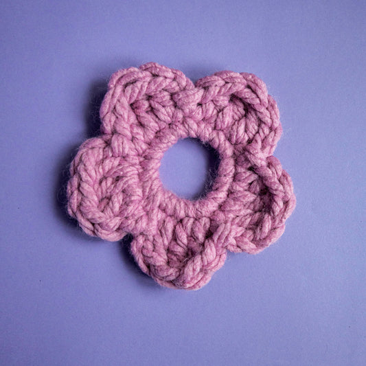 Coletero Flor - crochet