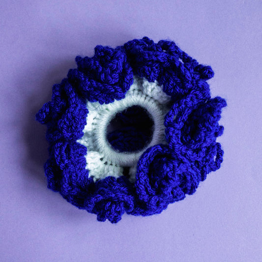 Coletero Azul - crochet