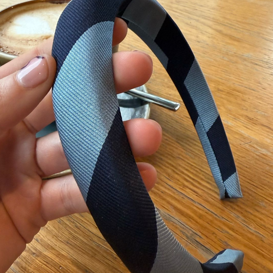 Tie Haarband-Navy y Blue